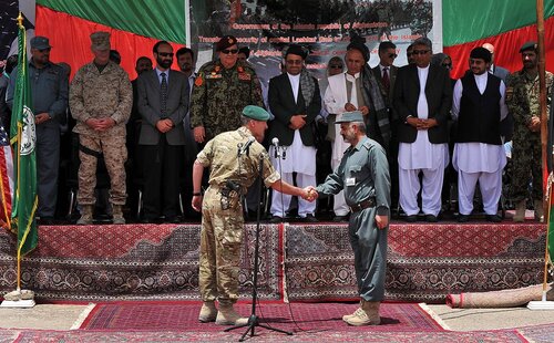 Lashkar Gah Official handover ceremony by ISAF Forces