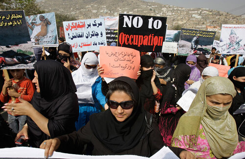 Afghanistan Anti U.S. Rally
